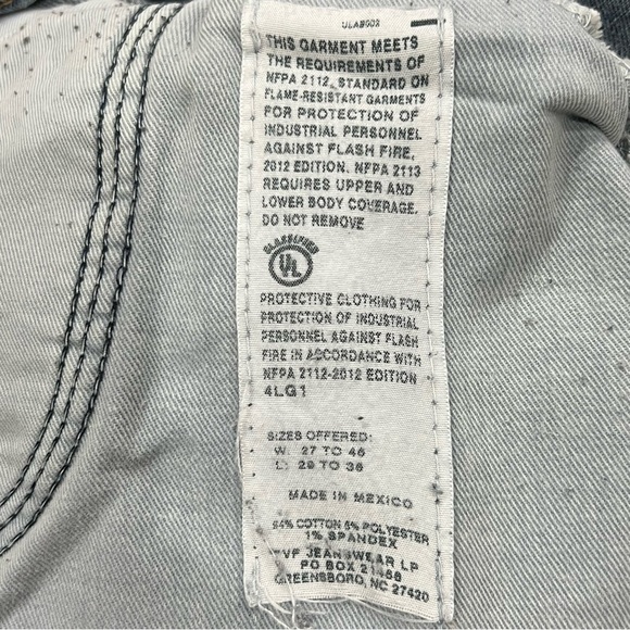 Wrangler Flame Resistant Advanced Comfort Regular Fit Jeans Size 34 x 32 Men's - Picture 7 of 8